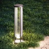 Flos In Vitro Bollard LED Floor Lamp For Outdoor In Glass And