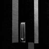 Flos In Vitro Bollard LED Floor Lamp For Outdoor In Glass And