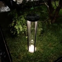 Flos In Vitro Bollard Lampada LED da Terra Per Esterno In Vetro