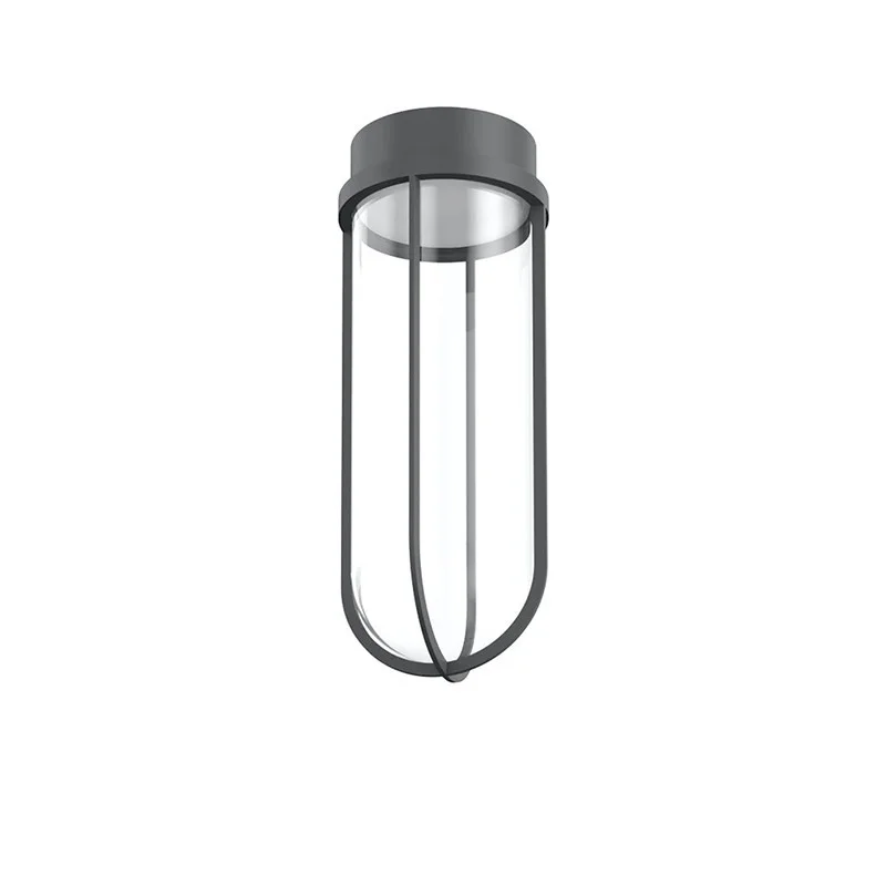 Flos In Vitro Ceiling LED Outdoor Lamp In Glass And Aluminum Flos In Vitro Ceiling LED Outdoor Lamp In Glass And Aluminum