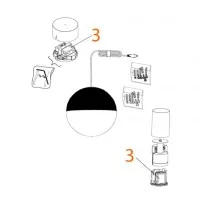 Flos Electronic power supply LED 100-277V For String Light Cone
