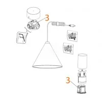Flos Electronic power supply LED 100-277V For String Light Cone