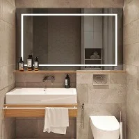 ACB Mul Specchio Illuminato Con LED Continuo Rettangolare IP44