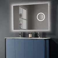ACB Olter Specchio LED Touch Retro Illuminato Con Ingrandimento ACB Olter Specchio LED Touch Retro Illuminato Con Ingrandimento