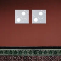 Cattaneo Street LED Lampada da Soffitto o Parete Quadrato