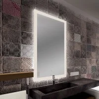 ACB Amanzi Specchio Illuminato Rettangolare Con Striscia