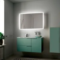 ACB Amanzi Specchio Illuminato Rettangolare Con Striscia