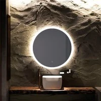 ACB Petra Circular Mirror With Perimeter LED Strip On / Off