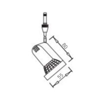 IVela Spot 12V GU5.3 50W Proiettore da Binario a Bassa Tensione