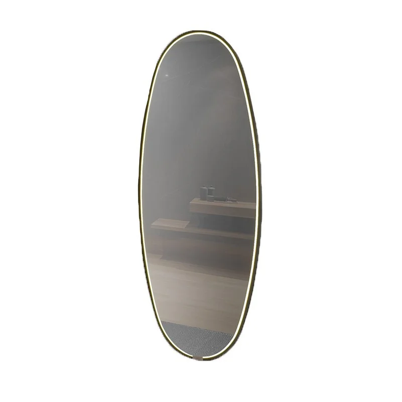 ACB Onix Specchio Ovale Allungato Con Striscia LED A Cornice ACB Onix Specchio Ovale Allungato Con Striscia LED A Cornice