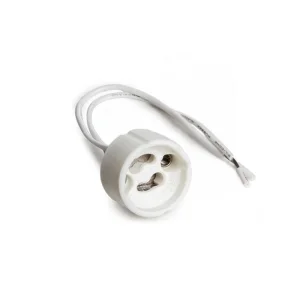 Lampo GU10 Lampholder in Ceramic with 250mm Cables