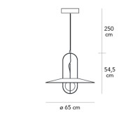 Fontana Arte Setareh Media Lampada LED A Sospensione