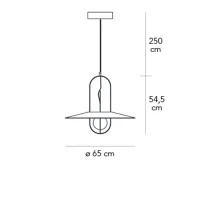 Fontana Arte Setareh Media Lampada LED A Sospensione