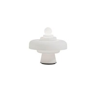 Fontana Arte Regina Lampada da Tavolo LED Dimmerabile In Vetro