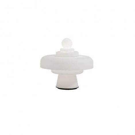 Fontana Arte Regina Lampada da Tavolo LED Dimmerabile In Vetro