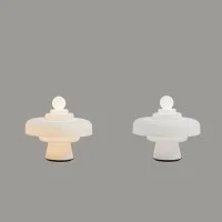 Fontana Arte Regina Lampada da Tavolo LED Dimmerabile In Vetro