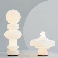 Fontana Arte Regina Lampada da Tavolo LED Dimmerabile In Vetro