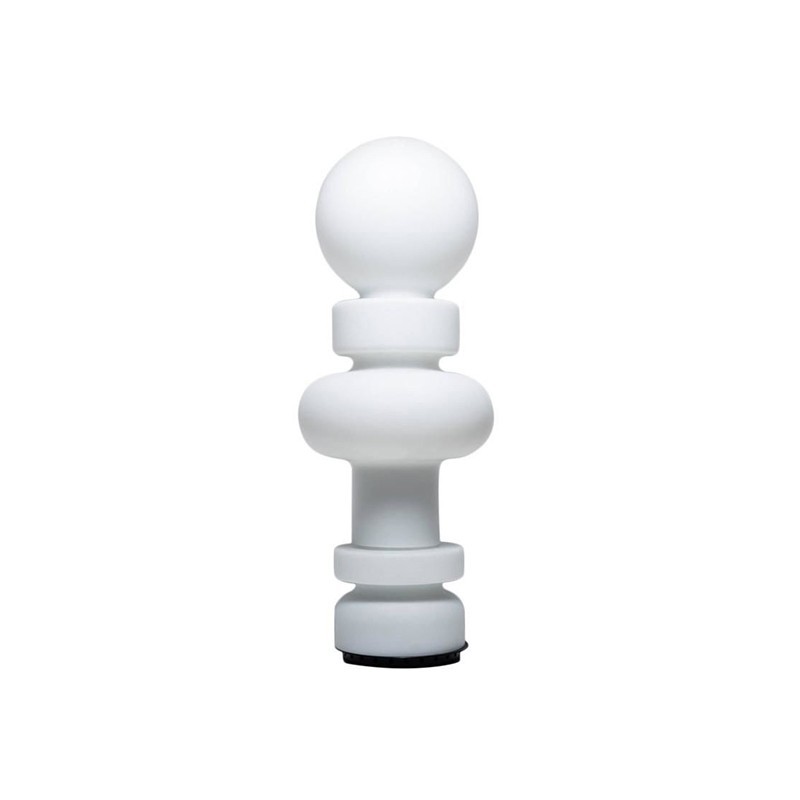 Fontana Arte Re Lampada da Tavolo LED Dimmerabile In Vetro Fontana Arte Re Lampada da Tavolo LED Dimmerabile In Vetro
