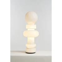 Fontana Arte Re Lampada da Tavolo LED Dimmerabile In Vetro