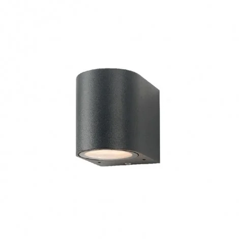 Lampo UP or DOWN GU10 Round Wall Lamp Mono Emission For Outdoor