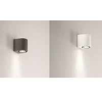 Lampo UP or DOWN GU10 Round Wall Lamp Mono Emission For Outdoor