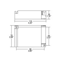TCI Alimentatore LED 110-240V DC 55W Maxi Jolly HC Bilevel