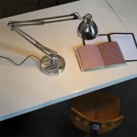 Fontana Arte Naska Piccola Lampada da Tavolo LED O Alogena Luce