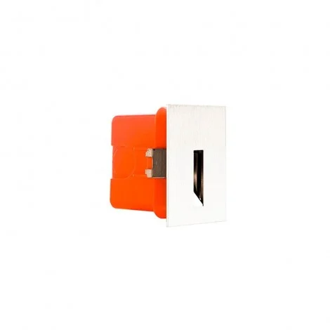Luce & Light Line 1.0 Segnapasso 2W Incasso Da Muratura Parete