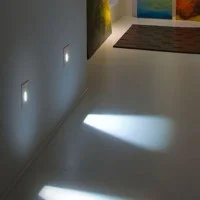 Luce & Light Line 1.0 Segnapasso 2W Incasso Da Muratura Parete