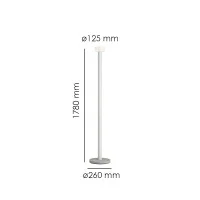 Flos Bellhop Floor Lamp Dimmable LED Direct Light In Aluminum Flos Bellhop Floor Lamp Dimmable LED Direct Light In Aluminum