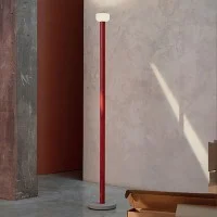 Flos Bellhop Floor Lamp Dimmable LED Direct Light In Aluminum Flos Bellhop Floor Lamp Dimmable LED Direct Light In Aluminum