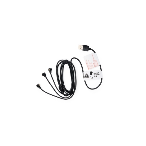 Fatboy Cavo Di Ricarica 3x Pogopin Magnetici Da 6 Mm (black 1.3 M) ricambio