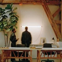 Flos Wireline Suspension Lamp With Diffused Light LED Dimmable