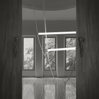 Flos Wireline Suspension Lamp With Diffused Light LED Dimmable