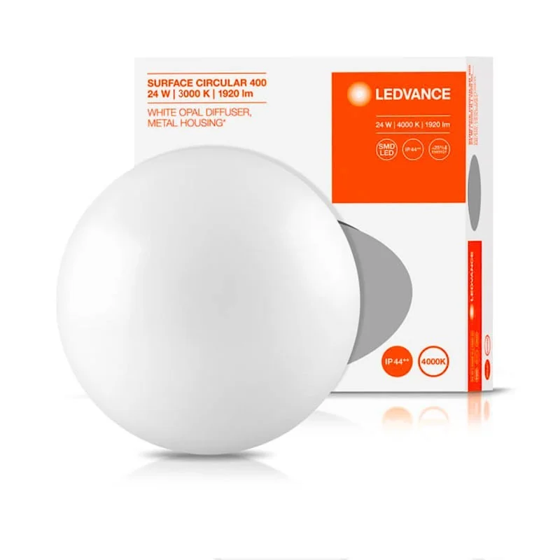 Osram LEDVANCE Surface Circular LED Ceiling-Wall Lamp 24W 1920 Osram LEDVANCE Surface Circular LED Ceiling-Wall Lamp 24W 1920