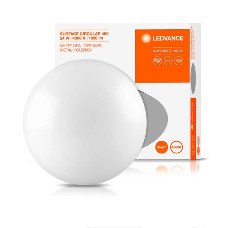 Osram LEDVANCE Surface Circular LED Lampada Soffitto-Parete 24W Osram LEDVANCE Surface Circular LED Lampada Soffitto-Parete 24W