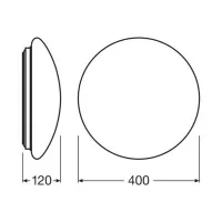 Osram LEDVANCE Surface Circular LED Lampada Soffitto-Parete 24W
