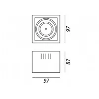 Logica Frameless Faretto Per LED Da Incasso GU10 A Scomparsa
