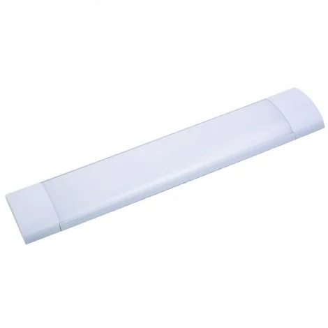 Lampo LED Tricolor Flat Ceiling Light In White Thermoplastic