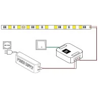 Dalcnet Dimmer LED Driver DALI 12V-24V 10A Easy Bus Automatic