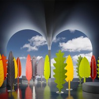 Rotaliana Eden Collection Lampada Da Terra LED Fonoassorbente