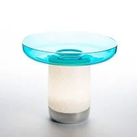 Artemide Bontà Dimmable LED Table Lamp With Glass Plate By