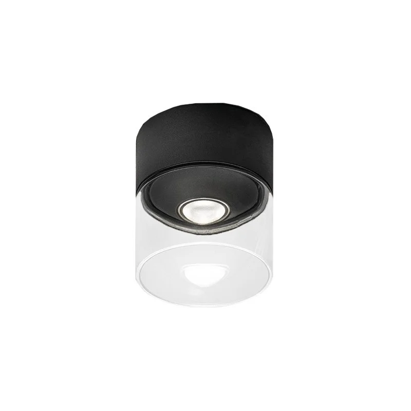 Ai Lati Lights Lens LED Lampada Da Soffitto Cilindro In Vetro Ai Lati Lights Lens LED Lampada Da Soffitto Cilindro In Vetro