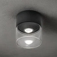 Ai Lati Lights Lens LED Lampada Da Soffitto Cilindro In Vetro