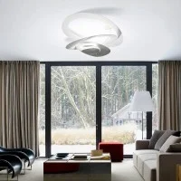 Artemide Pirce Dimmable Ceiling Lamp By Giuseppe Maurizio Artemide Pirce Dimmable Ceiling Lamp By Giuseppe Maurizio