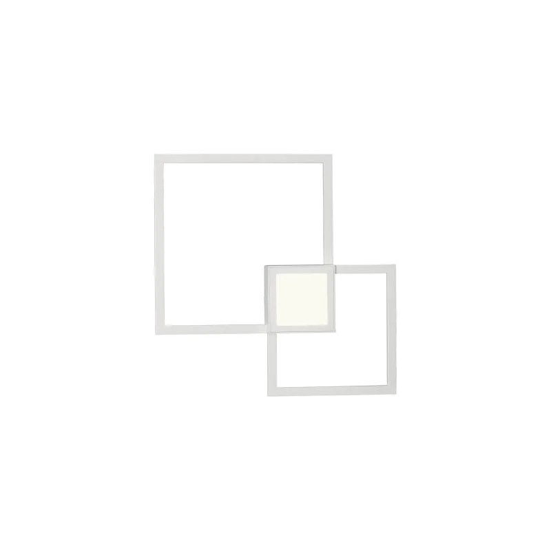 Mantra Mural Minimal Led Wall Lamp Double Square Indirect Light Mantra Mural Minimal Led Wall Lamp Double Square Indirect Light