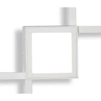 Mantra Mural Lampada Minimal a Led da Parete Quadrata Doppia