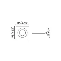 Faro Argòn-C Single Adjustable Recessed Ceiling Spotlight