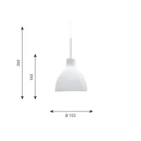 Louis Poulsen Toldbod Glass Lampada Sospensione Soffitto