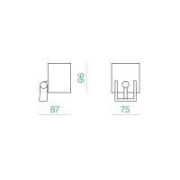 Logica Dardo Adjustable LED Projector Spotlight Floor or Wall